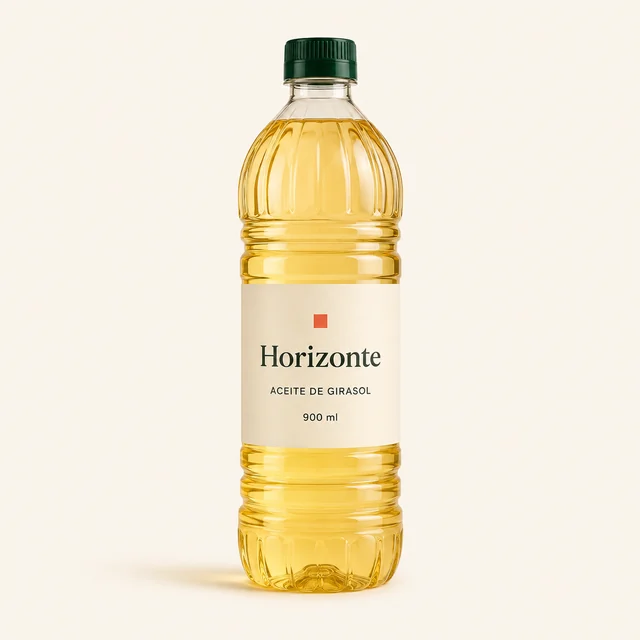 Botella ficticia de aceite de girasol Horizonte de 900 ml